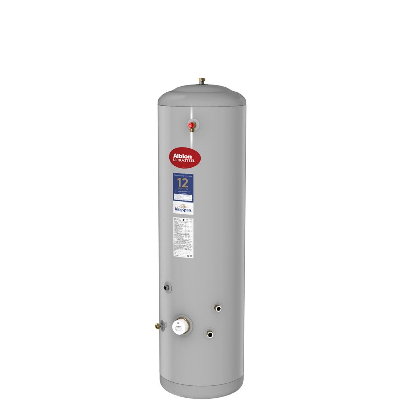 Kingspan Albion Ultrasteel Kingspan Ultrasteel 180 Litre Indirect - Slimline Unvented Hot Water Cylinder