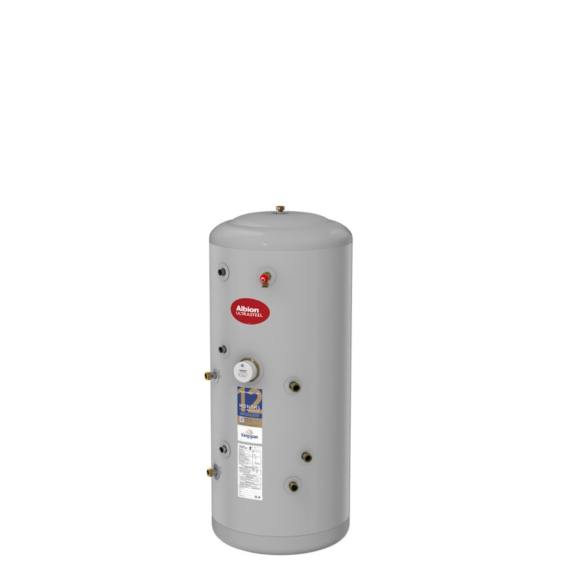 Kingspan Albion Ultrasteel Kingspan Ultrasteel 180 Litre Direct - Solar Unvented Hot Water Cylinder