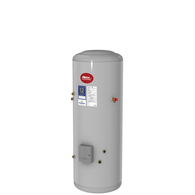 Kingspan Albion Ultrasteel Kingspan Ultrasteel Plus 210 Litre Indirect - Unvented Cylinder with Internal Thermal Expansion
