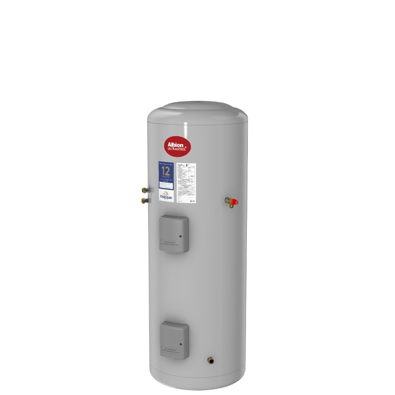 Kingspan Albion Ultrasteel Kingspan Ultrasteel Plus 210 Litre Direct - Unvented Cylinder with Internal Thermal Expansion