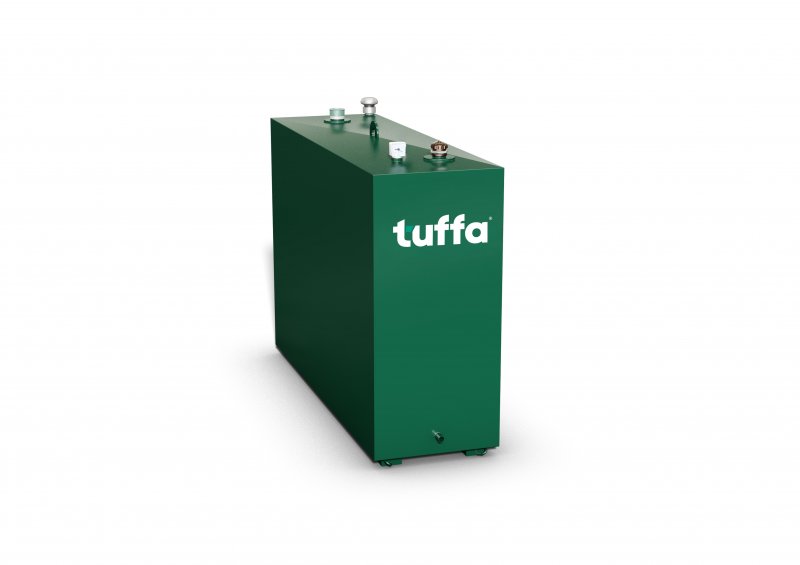 Tuffa 1000L Bunded Oil Tank Front View