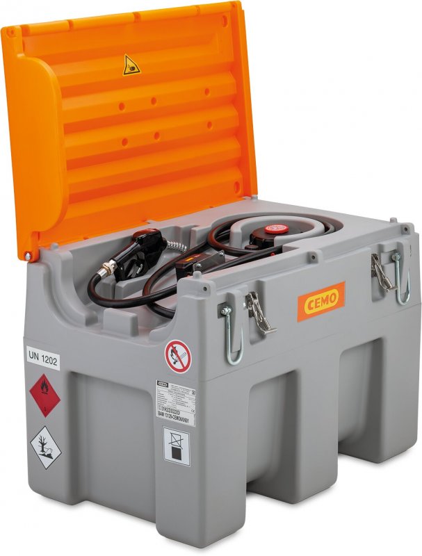 Cemo DT-Mobile Easy 600 Litre Diesel Tank - 18v Pump & CAS Battery