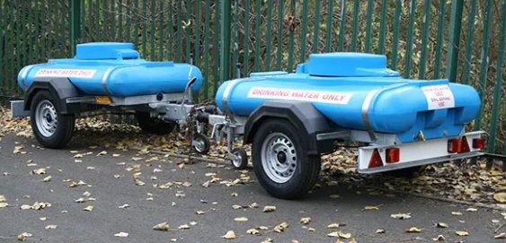 Fuel Tank Shop 500 Litre Water & Drinking Water Highway Bowser