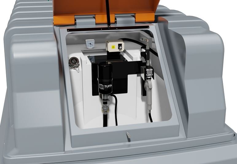 2500 Litre Air Operated Lube Oil Tank Fuel Tank Shop