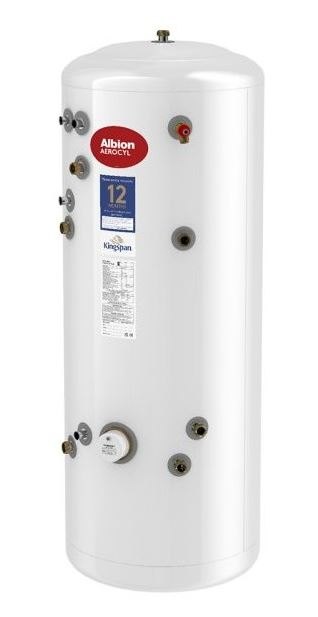 Kingspan Albion Ultrasteel AEROCYL 210 Litre Heat Pump & Solar Hot Water Cylinder