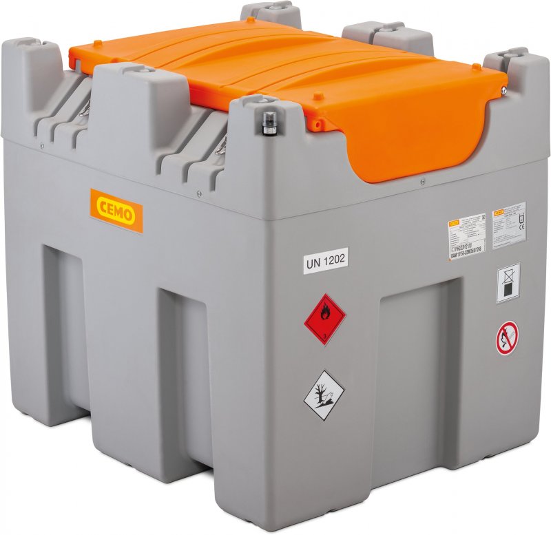 CEMO CUBE Mobil 980 Litre Basic ADR Tank - Fuel Tank Shop