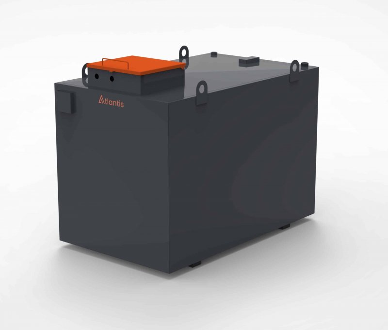 Atlantis Tanks Group LTD Atlantis StoraFuel 2000 Litre Steel Bunded Diesel Generator Tank