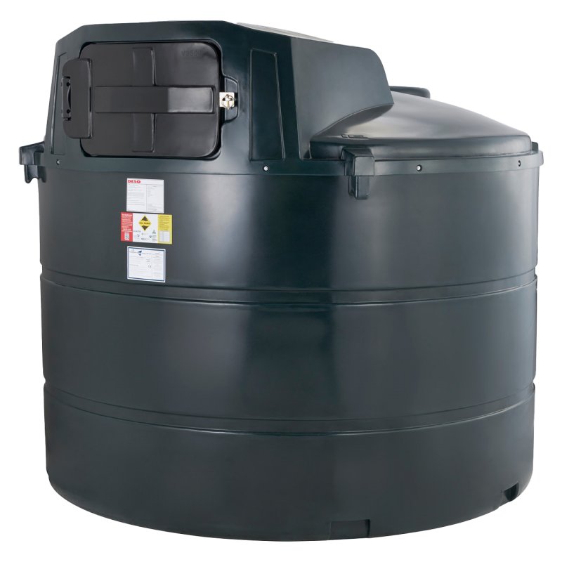 Deso 3500 Litre Bunded Diesel Dispensing Tank - Deso V3500PDD