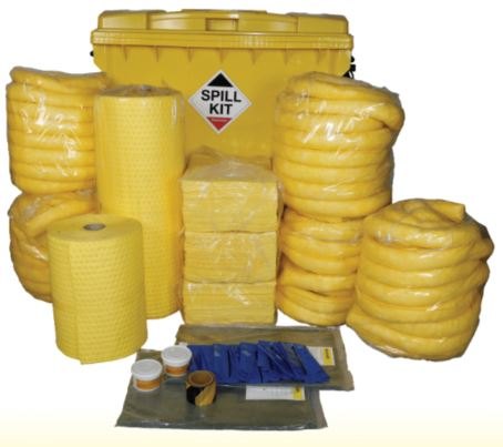 1100 Litre Wheeled Bin Chemical Spill Kit