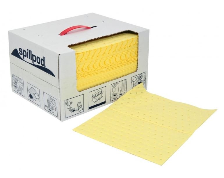 Spillpod Chemical Boxed Pads x 75