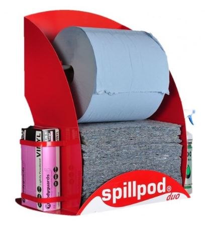 General Purpose Spillpod Duo Kit - Blue Paper Roll