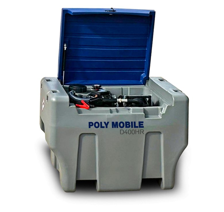 Dymac Dymac PolyMobile 400 Litre ADR Diesel Tank - Hose Reel