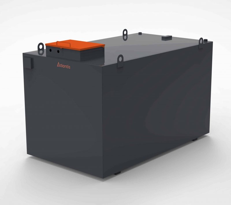 Atlantis Tanks Group LTD Atlantis StoraFuel 5000 Litre Steel Bunded Diesel Generator Tank