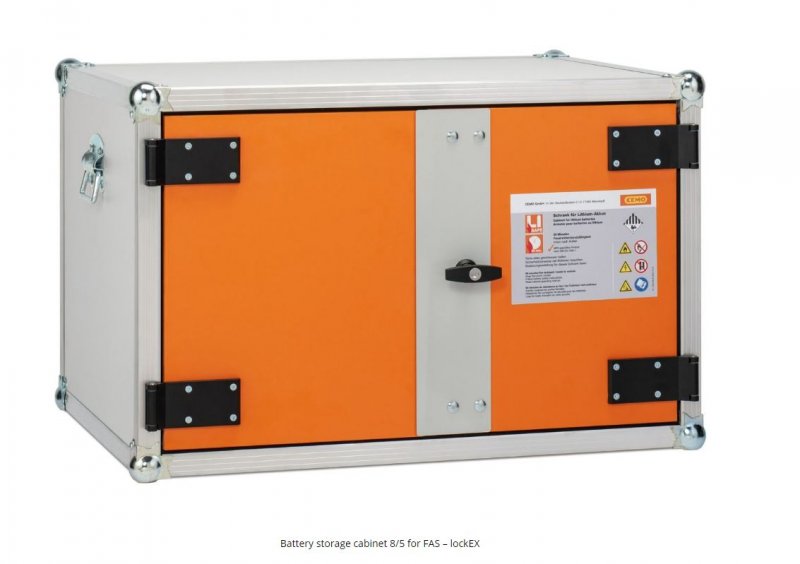 Cemo Battery Storage Cabinet 8/5 - lockEX - 11885
