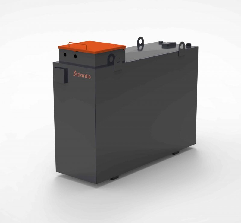 Atlantis Tanks Group LTD Atlantis StoraFuel 1000 Litre Steel Bunded Diesel Generator Tank