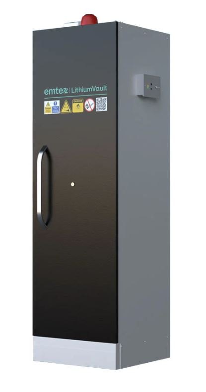 Romold 90 Minute 1 Door LithiumVault FirePro Cabinet with Control Panel & Charging - CH-L1F2PG16K