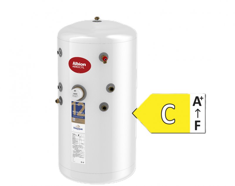 Kingspan Albion Aerocyl Heat Pump 150L Unvented Cylinder - HP150ERP