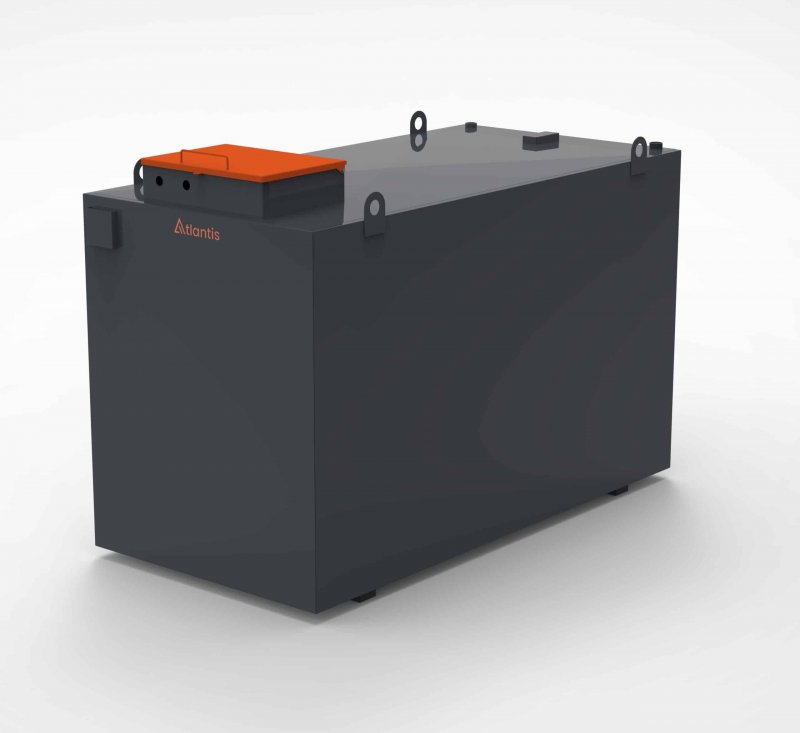 Atlantis Tanks Group LTD Atlantis StoraFuel 4000 Litre Steel Bunded Diesel Generator Tank
