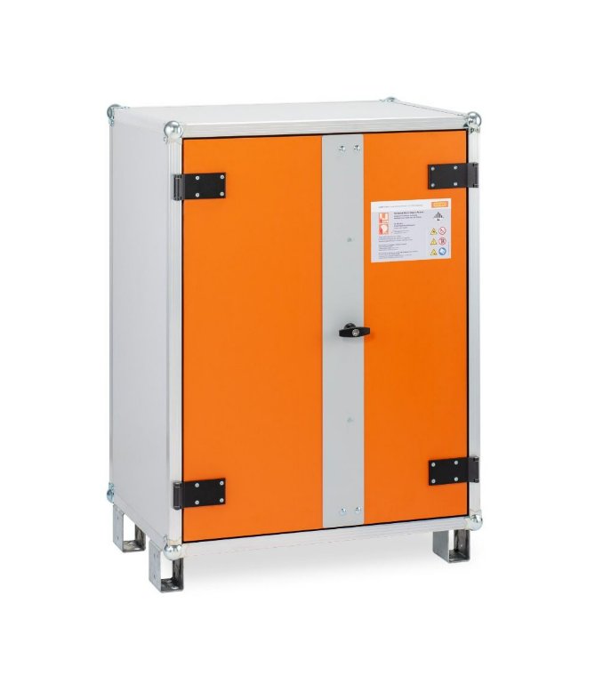 Battery charging cabinet Basic 8/10 with stacking feet, 3-phase – lockEX - 11900