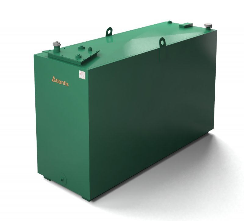 Atlantis 1650L Steel Bunded Oil Tank with Imperium® Technology