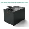2650 Litre Steel Bunded Imperium® Waste Oil Tank with raised fitting plate