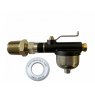 Black Premium Heating Oil Tank Filter with Isolation Valve