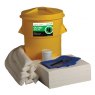 90 Litre Oil Spill Kit Packed In Round Drum