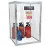 Armorgard Gorilla Gas Cage GGC6 Secure Storage Cage - In use
