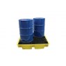 4 Drums Spill Pallet - Low Profile - BP4L