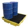 Romold 4 Drums Spill Pallet - Low Profile - BP4L