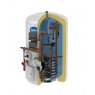 Kingspan Kingspan Range Tribune HE 120 Litres Unvented Vertical Pre-Plumbed Indirect Hot Water Cylinder