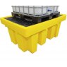 Romold Single IBC Spill Pallet with Removable Grid -BB1