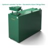 1350L Steel Bunded Oil Tank with Lockable Top Box Elevated